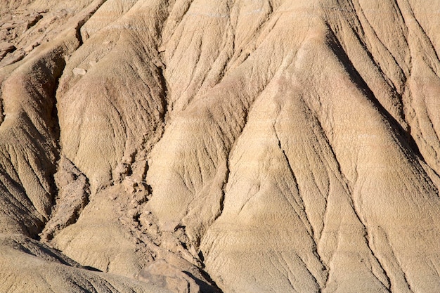 Dürre Hintergrund im Bardenas Reales Park Navarra