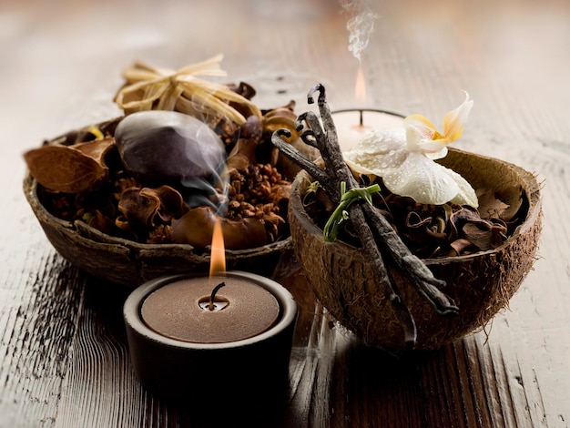 Duftende Potpourri-Aromatherapie