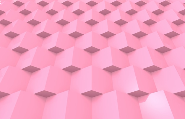 Dulce color rosa suave tono cuadrada caja cuadrada pila diseño pared