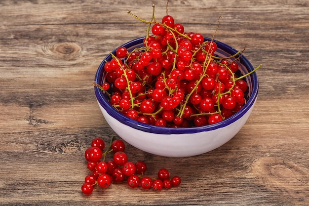 Dulce, sabroso, fresco, grosella roja.