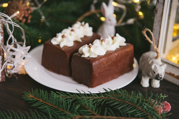 Dulces caseros hechos a mano en Navidad.