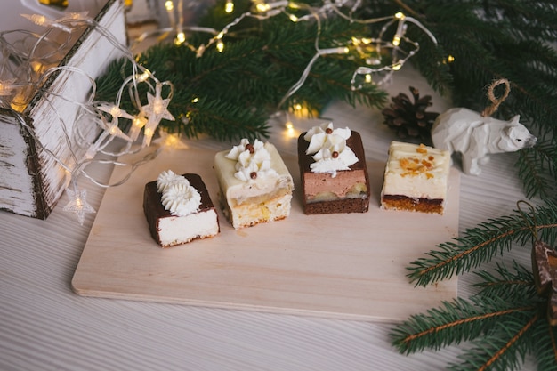 Dulces caseros hechos a mano en Navidad.