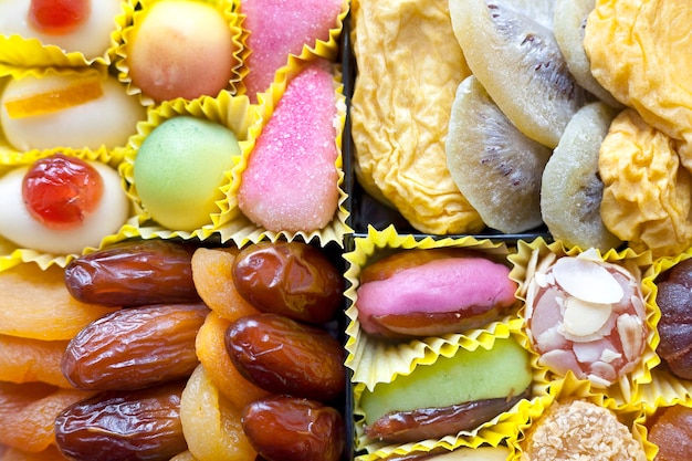 Dulces y frutos secos