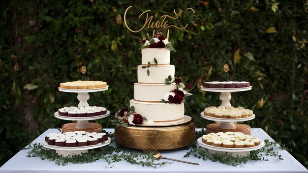 Dulces y postres para bodas