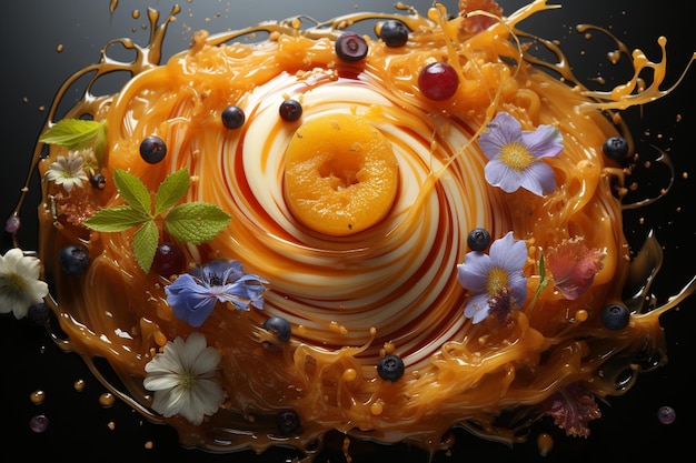 Foto los dulces remolinos de la magia de jalebis