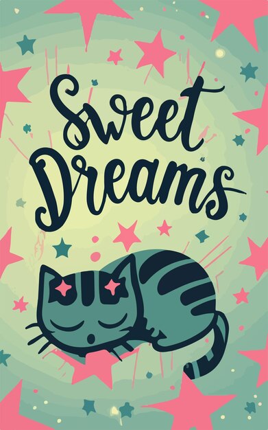 Foto dulces sueños gatito