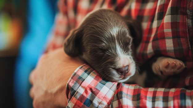 La dulzura sobrecarga el cachorro cautivador