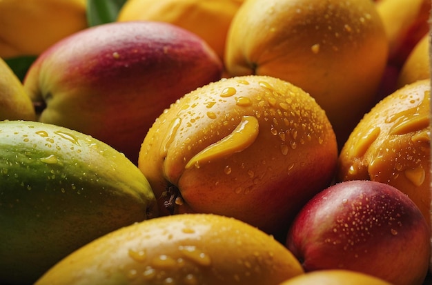 La dulzura del sueño del jugo de mango