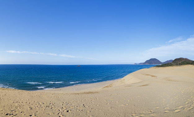 Foto duna de areia de tottori