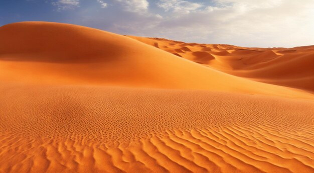 dunas de arena en el desierto desierto con arena del desierto escena del deserto con arena de arena en El desierto