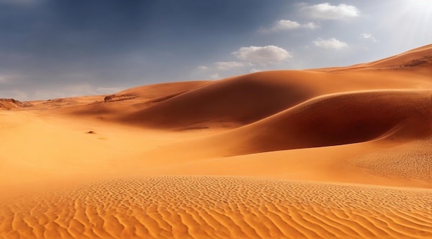 dunas de arena en el desierto desierto con arena del desierto escena del deserto con arena de arena en El desierto