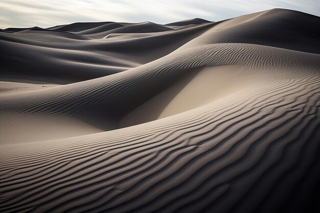 dunas de arena en el desierto Generativo Ai