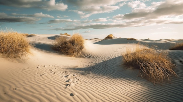 Dunas de arena en el desierto