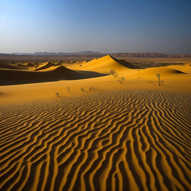 Dunas de arena en el desierto