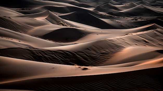 Dunas de arena en el desierto