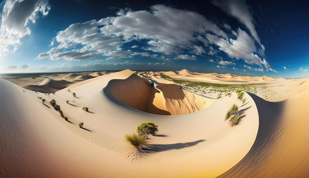 Foto dunas de areia de lencois, brasil