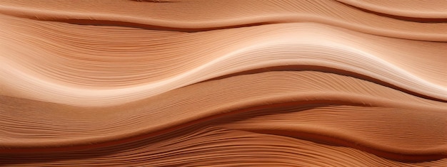 Dunas de areia douradas com penhascos distantes uma vista serena do deserto AI Generative