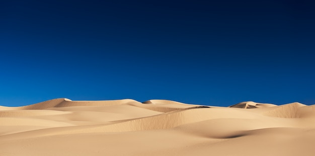 Dunas de areia imperial na califórnia eua