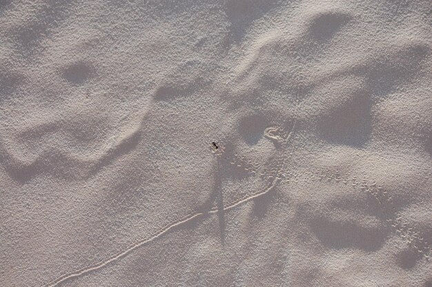 Dunas de areia no deserto do saara na áfrica