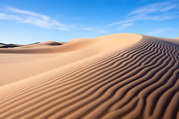 dunas de areia no deserto Generative Ai