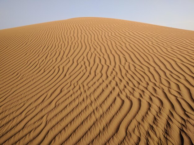 Dunas de areia no deserto