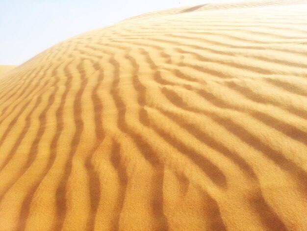 Dunas de areia no deserto