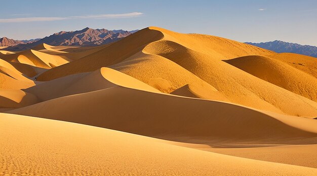 Foto dunas de areia no parque nacional de death valley, califórnia, eua