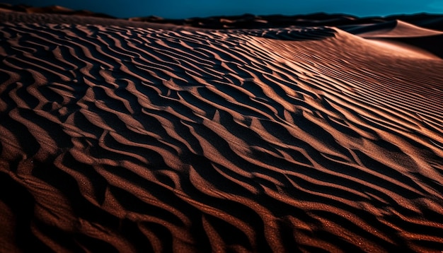 Dunas de areia onduladas na África árida geradas por IA