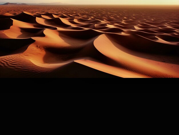 Foto dunas del desierto por la noche