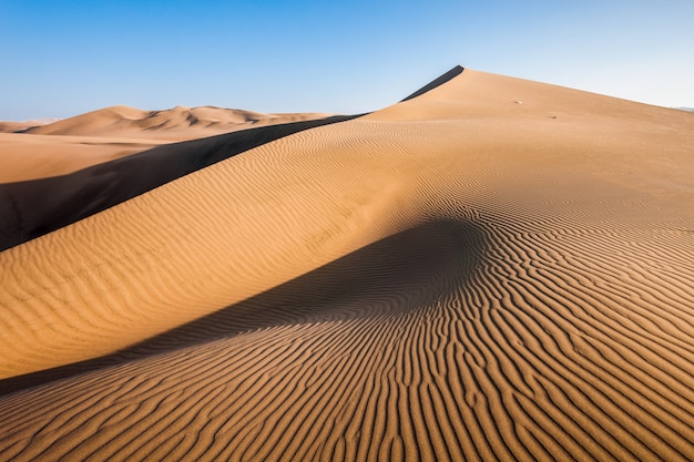 Dunas do deserto de huacachina