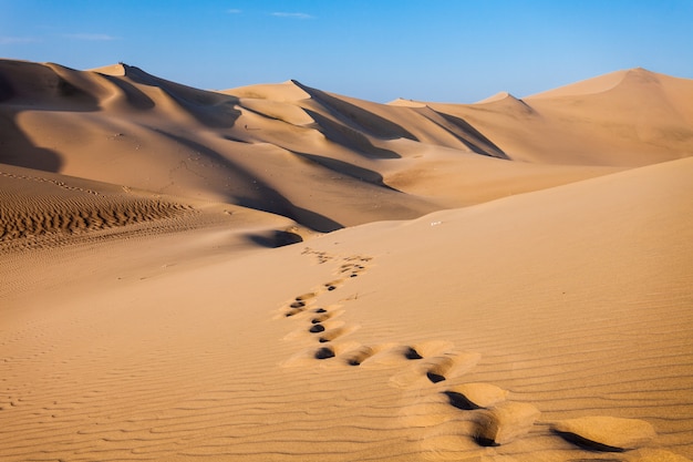 Dunas do deserto de huacachina