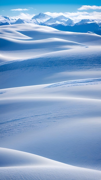 Dunas de hielo frío sueñan con Ai