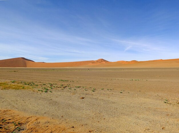 Dunas no deserto do Namibe Sossusvlei Namíbia