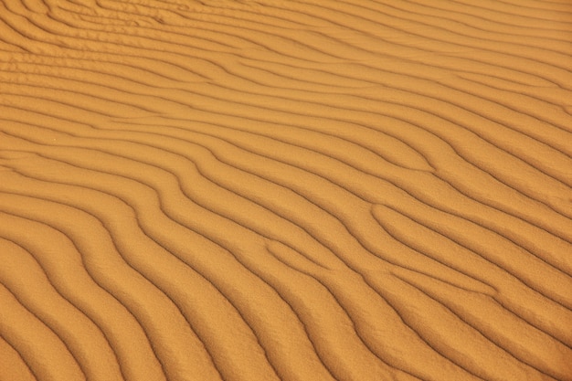 Dunas no deserto do Saara, no coração da África