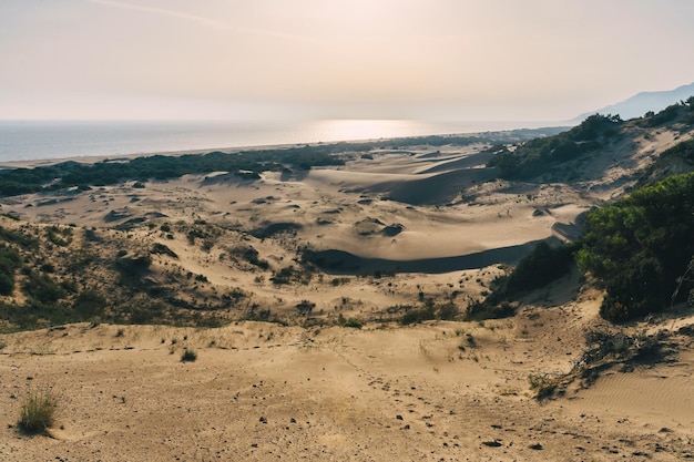 Dunas de Patara a la luz del atardecer Turkiye