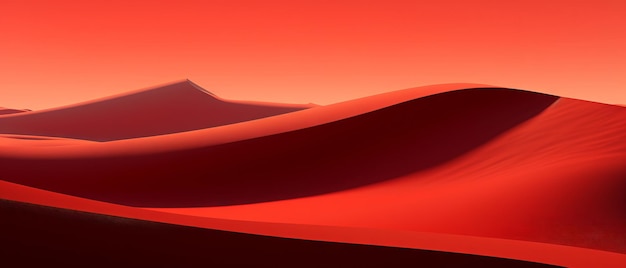 Foto dunas vermelhas de fogo ao anoitecer