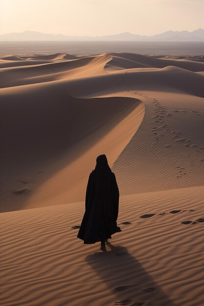 Foto dune realismo epicidad de nueva york telón de fondo cinematográfico iluminación hiperrealista disparado con sony