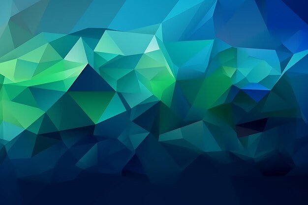 Foto dunkelblau-grün-vektor-hintergrund mit rhombus ai generative