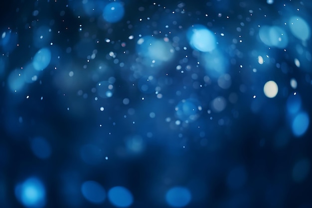 Dunkelblaue abstrakte Hintergründe mit Bokeh