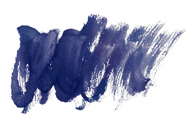 dunkelblaue Aquarellhintergründe, Handfarbe auf Papier
