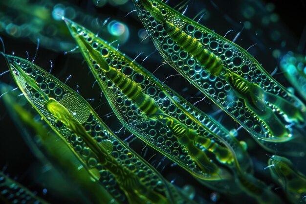 Dunkelfeldmikroskopie Diatome siliziöse Algen