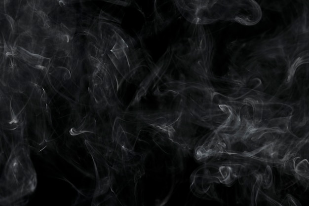 Dunkle abstrakte Tapeten mit Rauchtextur im Hintergrund
