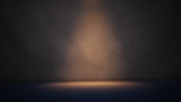 Foto dunkle bühne mit scheinwerfer