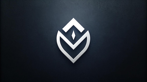 dunkle Tapete mit Logo darauf