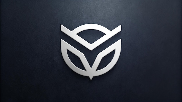 dunkle Tapete mit Logo darauf