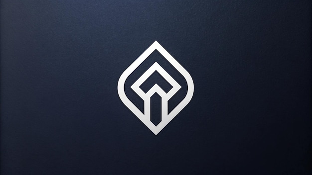 dunkle Tapete mit Logo darauf