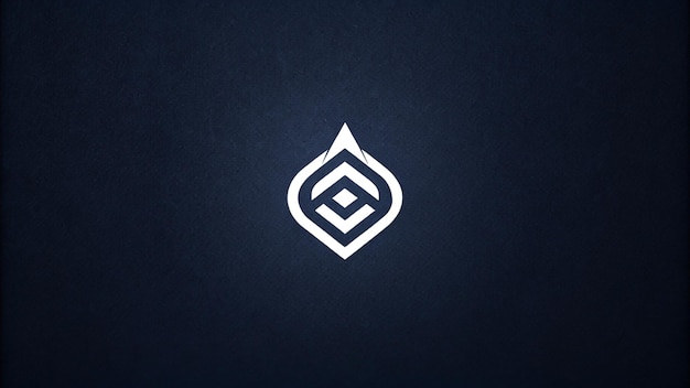dunkle Tapete mit Logo darauf