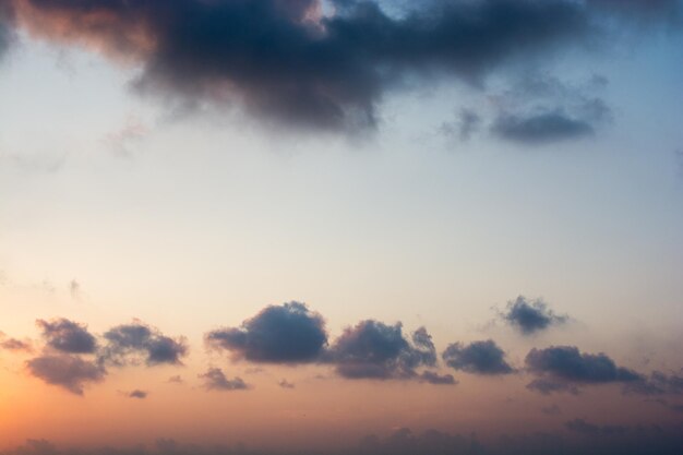 Dunkle und graue Wolken am Himmel gefunden