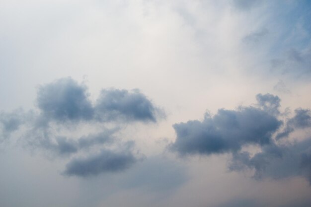 Dunkle und graue Wolken am Himmel gefunden