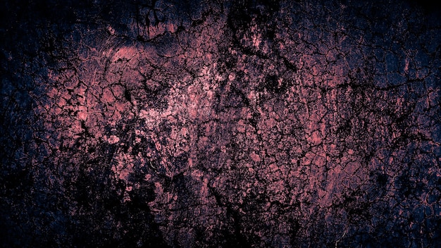 dunkler Grunge-Hintergrund aus beunruhigtem altem Mauerbeton
